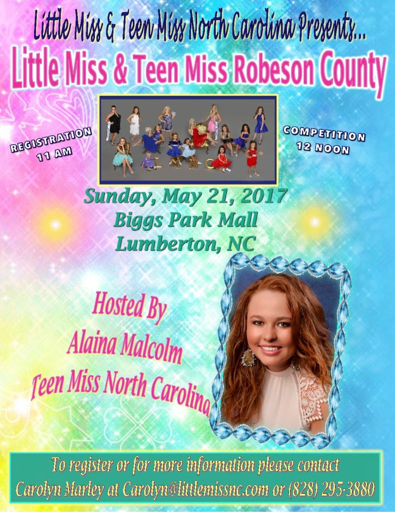 Little Miss & Teen Miss Robeson County - Biggs Park Mall