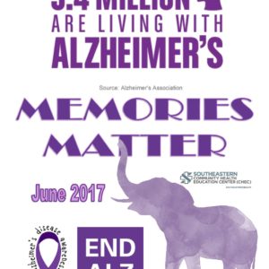 June is Alzheimer’s Awareness Month: CHEC Events in June