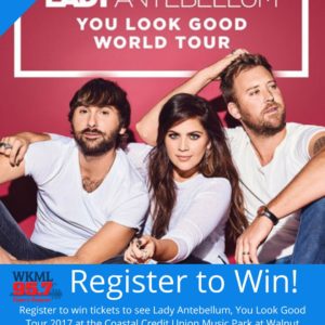 Register to Win Tickets to see Lady Antebellum’s You Look Good Tour & Sam Hunt