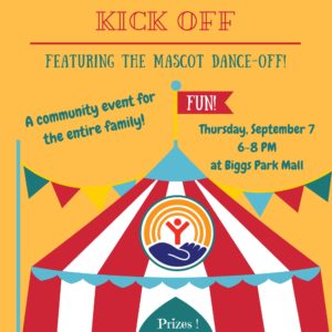 Mascot Dance Off: September 7 is the United Way Campaign Kick Off Event!