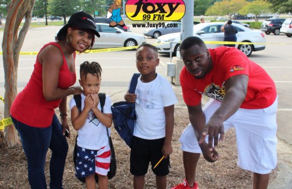 Pictures from the Foxy 99 Operation Back to School Event