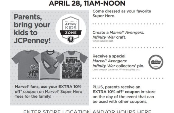 Avengers Super Hero Event at JC Penney