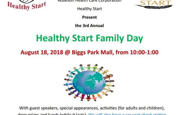 Healthy Start Family Day is August 18