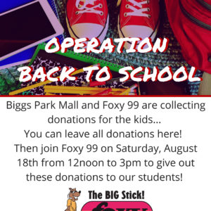 Back to School Donations Being Collected