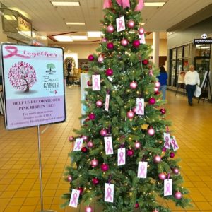 Decorate the Breast Cancer Awareness Tree