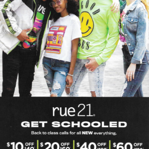 Rue21 Back To School Sale and Discounts!