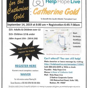 Help Hope Live – 5K Charity Run