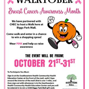 Walktober is October 21 – 31