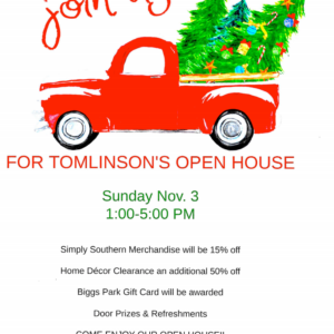 Tomlinson’s Open House