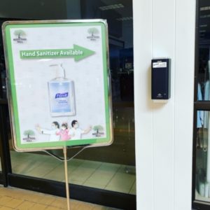 Hand Sanitizing Stations Available
