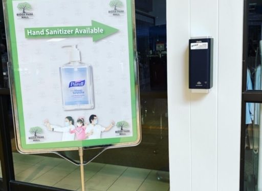 Hand Sanitizing Stations Available