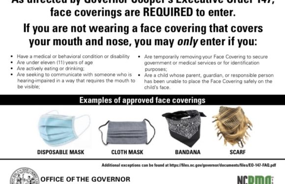 Masks Required at Biggs Park Mall