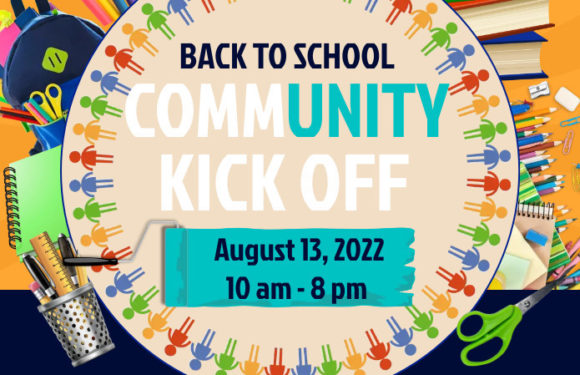Back to School Community Kick Off on August 13