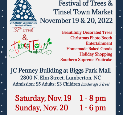 37th Annual Festival of Trees & Tinsel Town Market