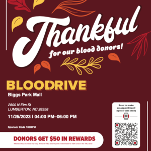 Thanksgiving Blood Drive
