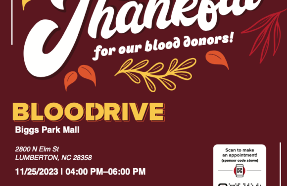Thanksgiving Blood Drive
