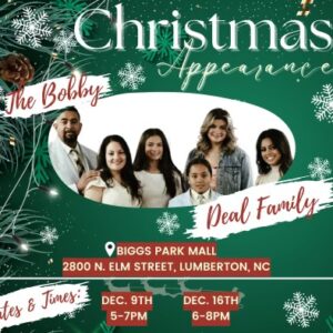 The Bobby Deal Family Appearing at Biggs Park Mall