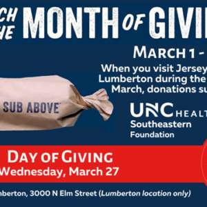 Jersey Mike’s March Month of Giving