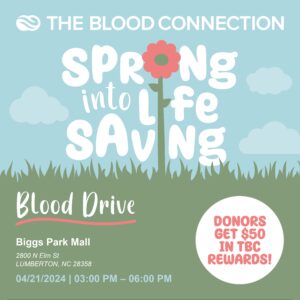 Spring Blood Drive at Biggs Park Mall