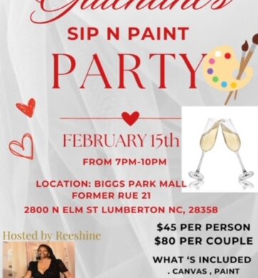 Galentine’s Sip & Paint