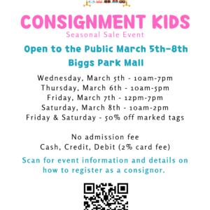 Consignment Kids Seasonal Sale Event